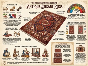 Antique Ersari Rugs Guide Infographic