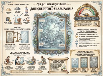 Antique Etched Glass Panels Guide Infographic