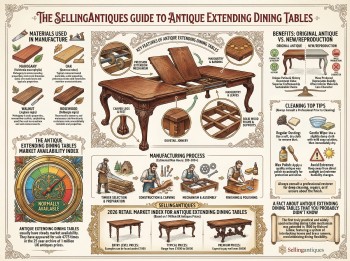 Antique Extending Dining Tables Guide Infographic