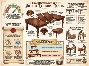 Antique Extending Tables Guide Infographic