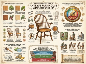 Antique Farmhouse Windsor Chairs Guide Infographic