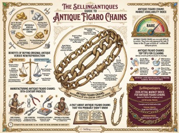 Antique Figaro Chains Guide Infographic