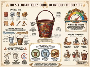 Antique Fire Buckets Guide Infographic