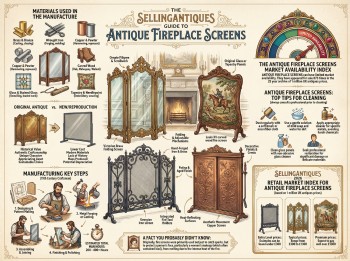 Antique Fireplace Screens Guide Infographic