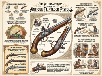 Antique Flintlock Pistols Guide Infographic