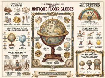 Antique Floor Globes Guide Infographic