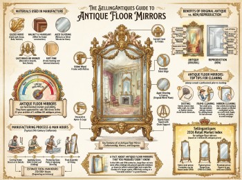 Antique Floor Mirrors Guide Infographic