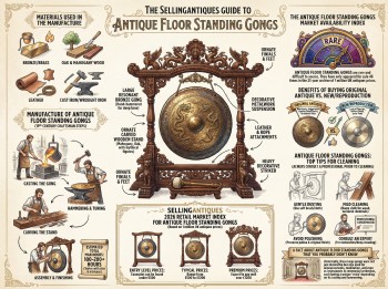 Antique Floor Standing Gongs Guide Infographic