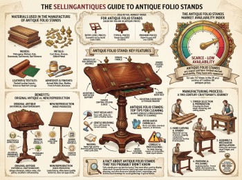 Antique Folio Stands Guide Infographic
