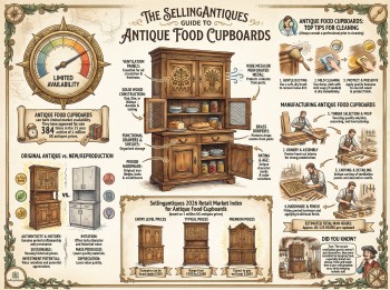 Antique Food Cupboards Guide Infographic