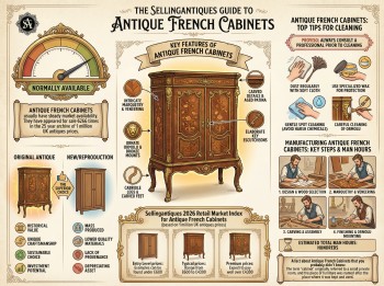 Antique French Cabinets Guide Infographic