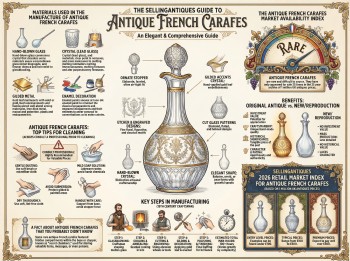 Antique French Carafes Guide Infographic
