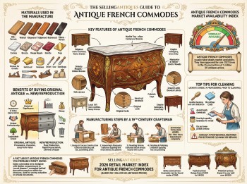 Antique French Commodes Guide Infographic