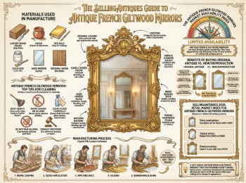 Antique French Giltwood Mirrors Guide Infographic