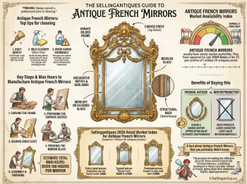 Antique French Mirrors Guide Infographic