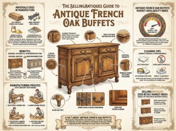 Antique French Oak Buffets Guide Infographic