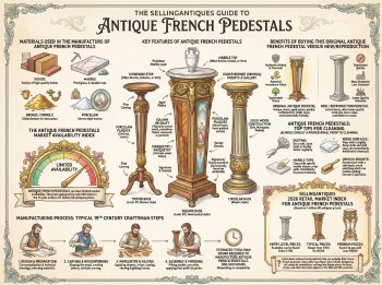 Antique French Pedestals Guide Infographic