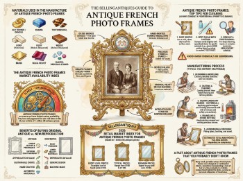 Antique French Photo Frames Guide Infographic