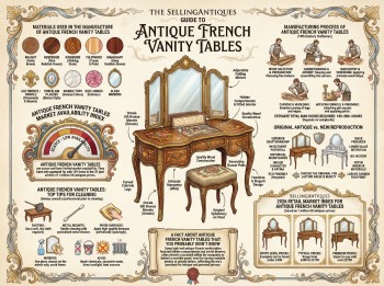Antique French Vanity Tables Guide Infographic