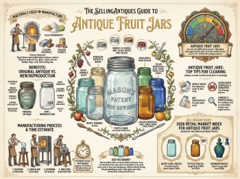 Antique Fruit Jars Guide Infographic