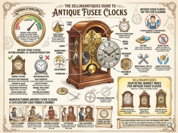 Antique Fusee Clocks Guide Infographic