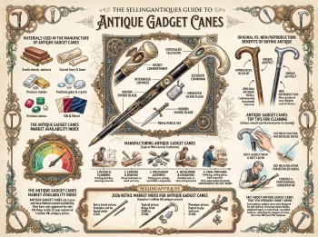 Antique Gadget Canes Guide Infographic