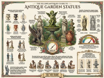 Antique Garden Statues Guide Infographic