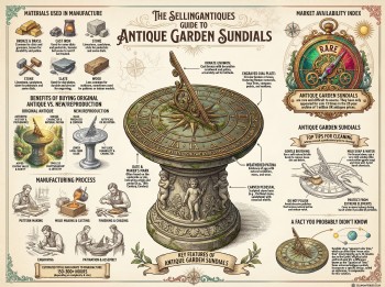 Antique Garden Sundials Guide Infographic
