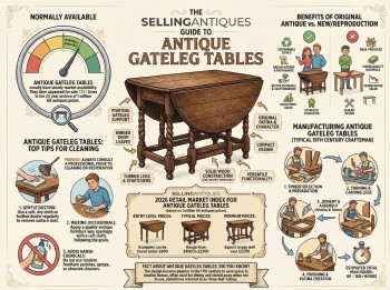 Antique Gateleg Tables Guide Infographic