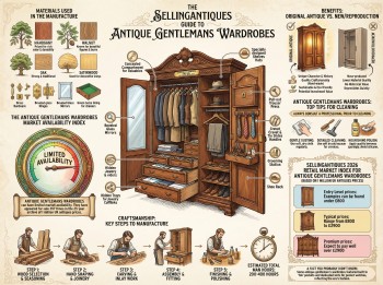 Antique Gentlemans Wardrobes Guide Infographic