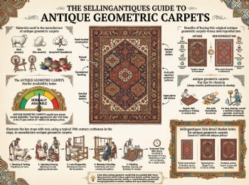 Antique Geometric Carpets Guide Infographic