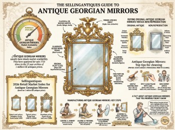 Antique Georgian Mirrors Guide Infographic