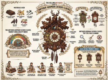 Antique German Cuckoo Clocks Guide Infographic