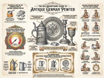 Antique German Pewter Guide Infographic