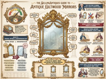 Antique Giltwood Mirrors Guide Infographic