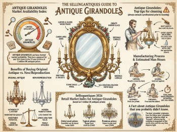Antique Girandoles Guide Infographic