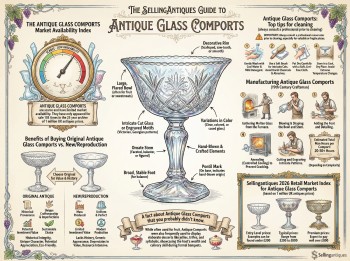Antique Glass Comports Guide Infographic