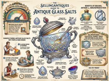 Antique Glass Salts Guide Infographic