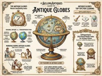 Antique Globes Guide Infographic