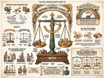 Antique Grocers Scales Guide Infographic