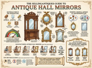 Antique Hall Mirrors Guide Infographic