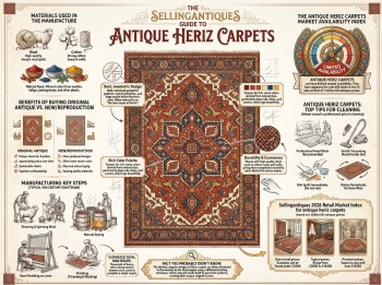 Antique Heriz Carpets Guide Infographic
