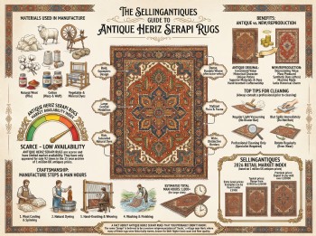 Antique Heriz Serapi Rugs Guide Infographic