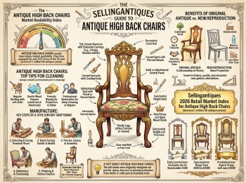 Antique High Back Chairs Guide Infographic