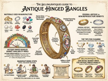 Antique Hinged Bangles Guide Infographic