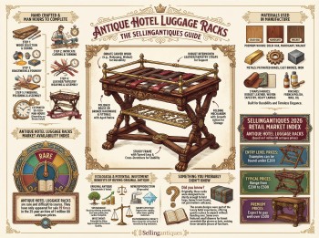 Antique Hotel Luggage Racks Guide Infographic