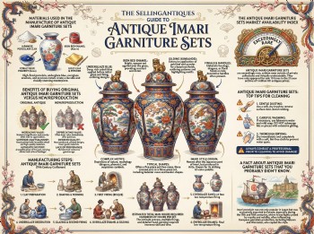 Antique Imari Garniture Sets Guide Infographic