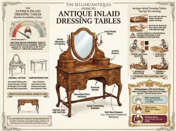 Antique Inlaid Dressing Tables Guide Infographic