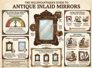 Antique Inlaid Mirrors Guide Infographic