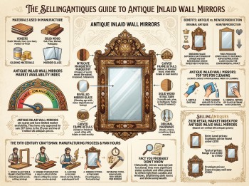 Antique Inlaid Wall Mirrors Guide Infographic